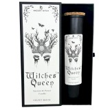Lumanare Magica Purificare Regina Vrajitoarelor, Parfum Luna Catifelata, 50 ore, Decor Vraji, Ambitie, Putere, Incredere