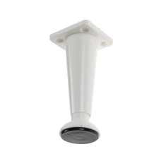 Picioare mobila, universale, reglabile, din plastic, albe, 100 mm, set 4 bucati