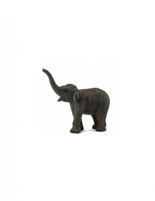 Figurina pui de Elefant asiatic S Collecta foto