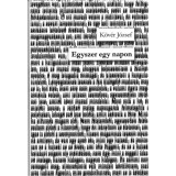 Egyszer egy napon - K&ouml;v&eacute;r J&oacute;zsef