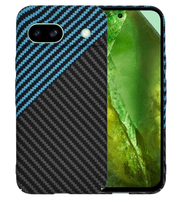 Husa Plastic Google Pixel 7 Pro Techsuit Carbon Albastru &amp; Negru