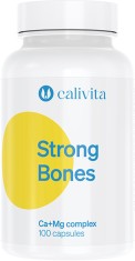 Supliment cu Magneziu si Calciu pentru Rezistenta Oaselor, Strong Bones (100 capsule) - Calivita