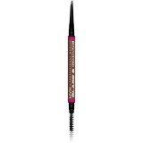 NYX Professional Makeup Blade &amp; Shade creion pentru sprancene cu pensula culoare 08 Chocolate g