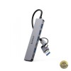 Hub USB / USB-C Orico YSA7-U3 1 x USB-A 3.0 - 4 x USB-A - 2 x USB-C Gri