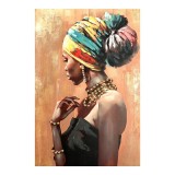 Cumpara ieftin Tablou canvas African Pako World Maro 80x3x120 cm