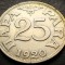Moneda istorica 25 PARA - YUGOSLAVIA, anul 1920 * cod 3257 B