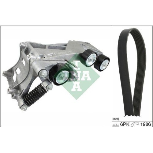 Set curea transmisie Mercedes Clasa A (W169) 04.04-06.12, B-Class Sports Tourer (W245) 03.05-11.11, INA