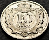 Cumpara ieftin Moneda istorica 10 HELLER - AUSTRIA (Austro-Ungaria), anul 1907 * cod 88, Europa