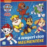 Mancs őrj&aacute;rat - A tengeri cica megment&eacute;se - Olvasd &eacute;s j&aacute;tszd el a mes&eacute;t kedvenc kutyijaiddal &eacute;s bar&aacute;taikkal! 9 kivehető figur&aacute;val