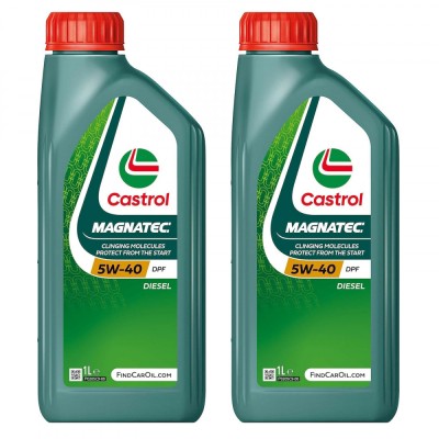 Pachet 2 litri Ulei Castrol Magnatec Diesel DPF 5W40 foto