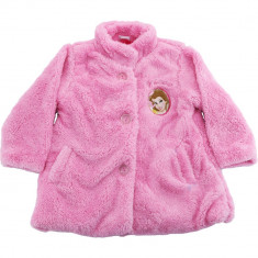 Jacheta roz fleece pentru fetite, Princess Disney