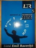 Liceul Emil Racovita: Revista de matematica, fizica, chimie 5