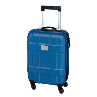 Troler de cabina, albastru, Everestus, TR15MA, abs, saculet si eticheta bagaj incluse foto