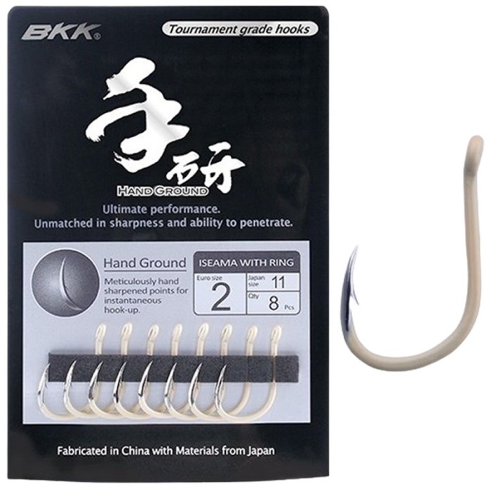 Carlige BKK Iseama-R Hand Ground, Nr.2, 8buc/pac