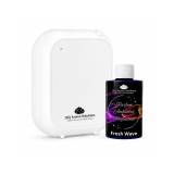 Cumpara ieftin Pachet Promo: 10Q Aroma Eco Plus Alb + Rezerva Parfum Ambiental Profesional 100 g Fresh Wave