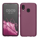 Husa Kwmobile pentru Samsung Galaxy A40, Mov, Silicon, KWM000009ZW015C, Carcasa