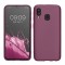 Husa Kwmobile pentru Samsung Galaxy A40, Mov, Silicon, KWM000009ZW015C