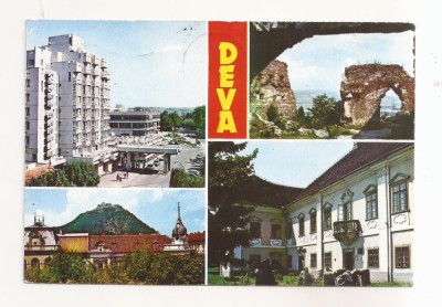RF81 - Carte Postala - Deva, circulata 1989 foto