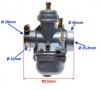 Carburator MZ 125 (24N2) Motocicleta 125cc