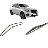 Set 3 stergatoare Bosch pentru MERCEDES-BENZ GLE (W166) 2015-2018, cauciuc siliconat, 575x650mm, 290mm