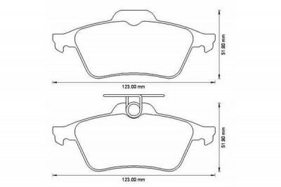 Placute frana Renault Laguna 2 Espace 4 Megane 2 VelSatis Nissan Primera Kft Auto foto