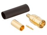 Conector SMB soclu mamă drept 50&Omega; pentru lipire și crimpare pe cablu
