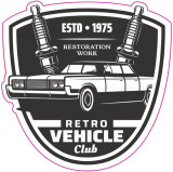 Abtibild Retro Vehicle Club TAG 015 281022-11, General