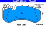 ATE 13.0460-4839.2 set placute frana,frana disc