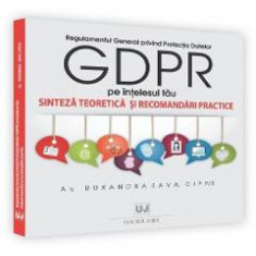 Regulamentul General privind Protectia Datelor GDPR pe intelesul tau - Ruxandra Sava