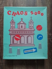 (T) Joc de societate Chaos 2000 &ndash; Wolfgang H&auml;berle (1990, ediție germană), board game tip Monopoly
