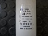 Condensator motor 35 &micro;F &plusmn;5% 425V Ducati Energia 416.17.57, cu surub M8 si papuci 6,3 /C161