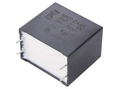 Condensator Polipropilenă DC-Link 20uF THT &amp;plusmn;5% foto
