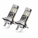 Cumpara ieftin Set 2 Becuri Auto LED H7 180W Mini 12V, 6000K Alb Rece, Fara Eroare Canbus, Fara Polaritate, Plug Play, Compatibile Majoritatea Autoturismelor