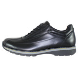 Pantofi piele naturala sport barbati - negru, Bit Bontimes - B635WELT-Negru-43