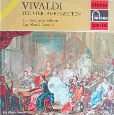 Disc vinil, LP. Die Vier Jahreszeiten-Vivaldi*, Die Stuttgarter Solisten* Ltg. Marcel Couraud foto