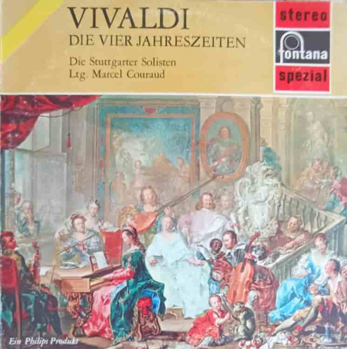 Disc vinil, LP. Die Vier Jahreszeiten-Vivaldi*, Die Stuttgarter Solisten* Ltg. Marcel Couraud