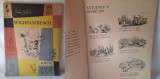 Album - desene animate, carte veche pentru copii - elevi, anul 1961, autor Wilhelm Bush, Editura Tineretului