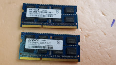 M-109.KIT Memorie Laptop ELPIDA Sodimm PC3 DDR3 4 GB 1066 Mhz 2 x 2 GB foto