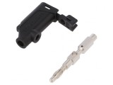 Mufă Banană 4mm Neagră 32A 70VDC