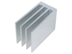 Radiator extrudat cu aripioare 50x35x70mm foto