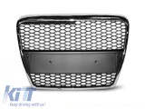 Grilaj tip RS crom/negru, potrivit pentru Audi A6 C6 sedan, break 2004-2008 cu PDC Performance AutoTuning