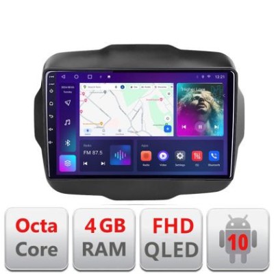 Navigatie Jeep Renegade 2015-2020 B-500 Android Ecran QLED octa core 4+64 carplay android auto KIT-500+EDT-E309V3 CarStore Technology foto