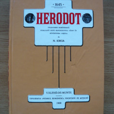 N. IORGA - HERODOT - 2003 ( editie anastatica )