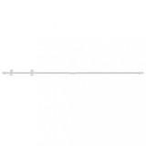 Cumpara ieftin Set glisare mini usa pentru dulap, alb, otel carbon, 183 cm