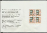 ELVETIA 1979 , CRACIUN PLIANT DE PREZENTARE , STAMPILA SPECIALA