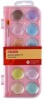 Acuarele tip pastila, pastel, 12 culori, roz, Herlitz