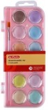 Acuarele tip pastila, pastel, 12 culori, roz, Herlitz