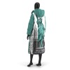 Geaca dama verde cu print oversize GF010