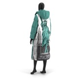 Geaca dama verde cu print oversize GF010