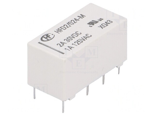 Releu Electromagnetic DPDT 24VDC 3A 125VAC PCB